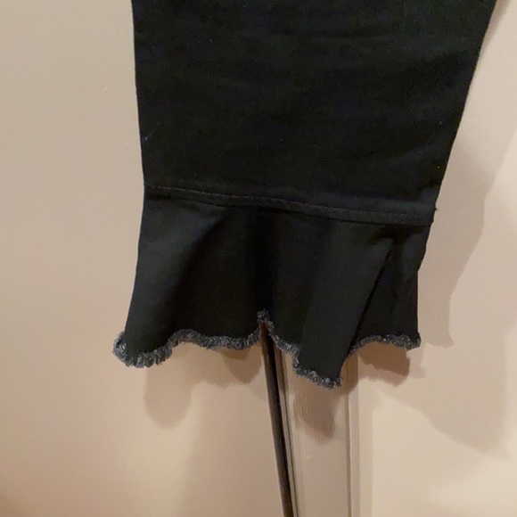 Top shop black Capri with flare size 26W/30L - Picture 5 of 5